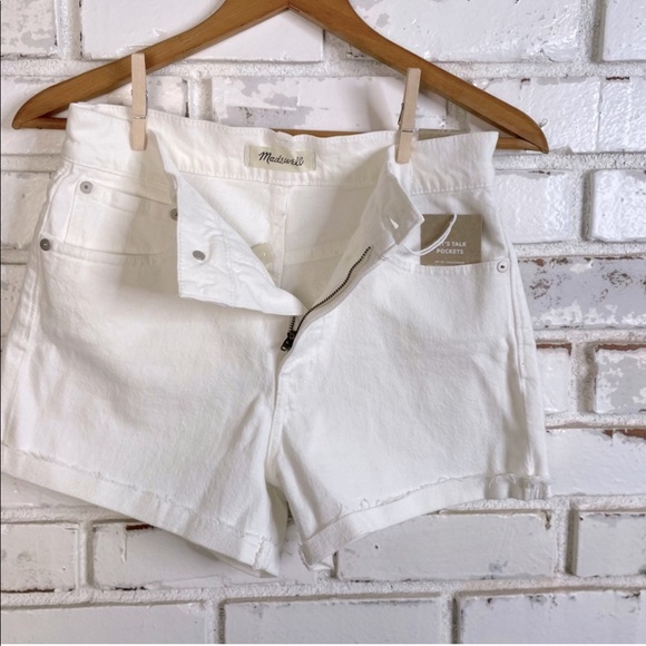 2 for 1! Madewell High Rise White Frayed Hem Shorts EUC AND! Similar pair by Gap - Picture 7 of 16